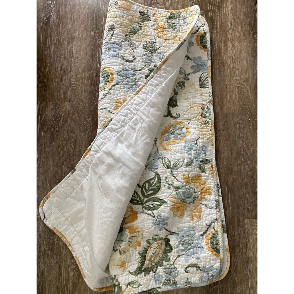 Raymond Waites Quilted Botanical 20x26” Bed Pillow Shams